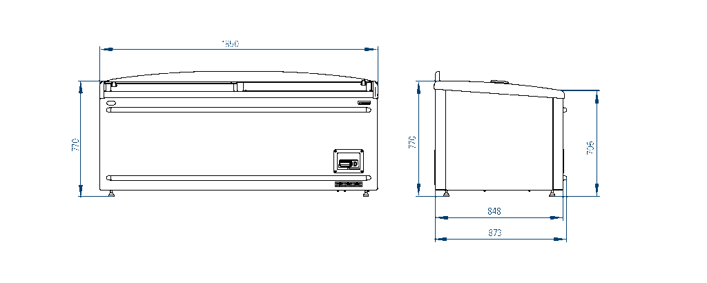 Bonnet freezer Friza